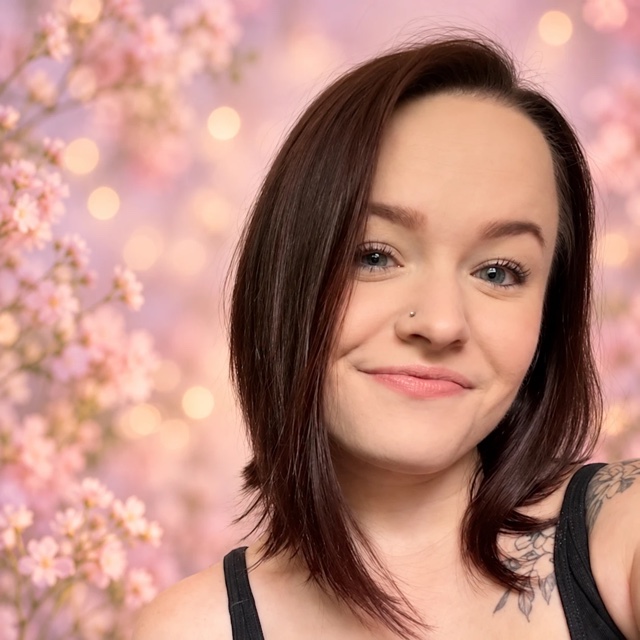 Jess, smiling